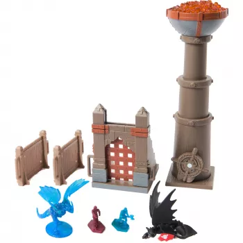 SPINMASTER Ako si vycvičiť draka - Dragon Arena: Torch Tower hracia sada