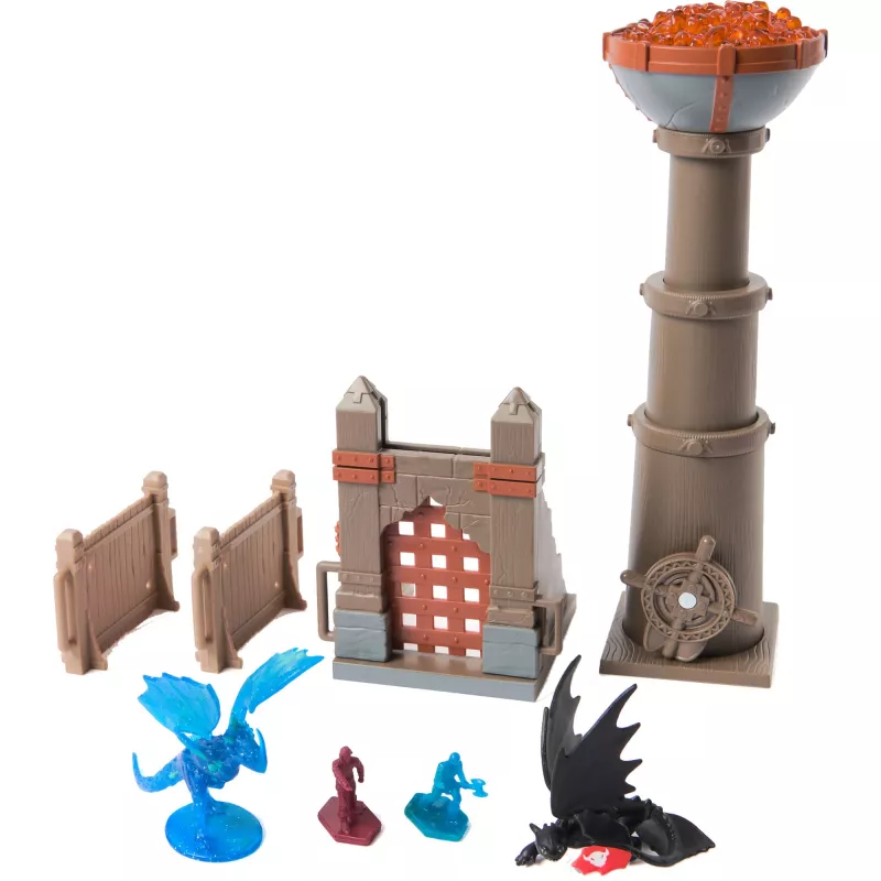 SPINMASTER Ako si vycvičiť draka - Dragon Arena: Torch Tower hracia sada