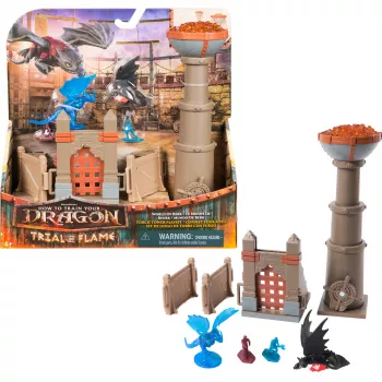 SPINMASTER Ako si vycvičiť draka - Dragon Arena: Torch Tower hracia sada