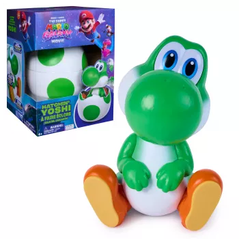 SPINMASTER Super Mario Galaxy Film - Hatchin' Yoshi plyšová hračka