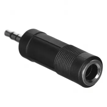 SSQ HA2 - adaptér, 6,35 mm stereo jack samec na 3,5 mm stereo jack samica
