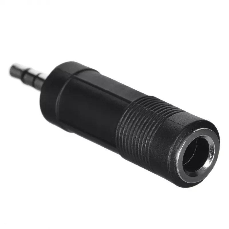 SSQ HA2 - adaptér, 6,35 mm stereo jack samec na 3,5 mm stereo jack samica