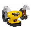 STANLEY 2-in-1 stolová brúska s brúsnym kotúčom a drôtenou kefou SXGBP150E