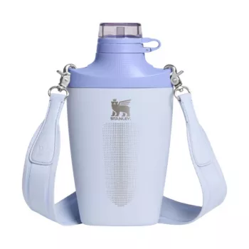 STANLEY Cross Bottle 0,68L izolačná fľaša s ramenným popruhom, svetlomodrá