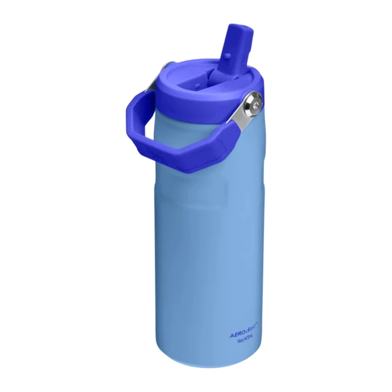 STANLEY IceFlow Bottle Flip Straw 2.0 0,47L svetlomodrá termofľaša so slamkou