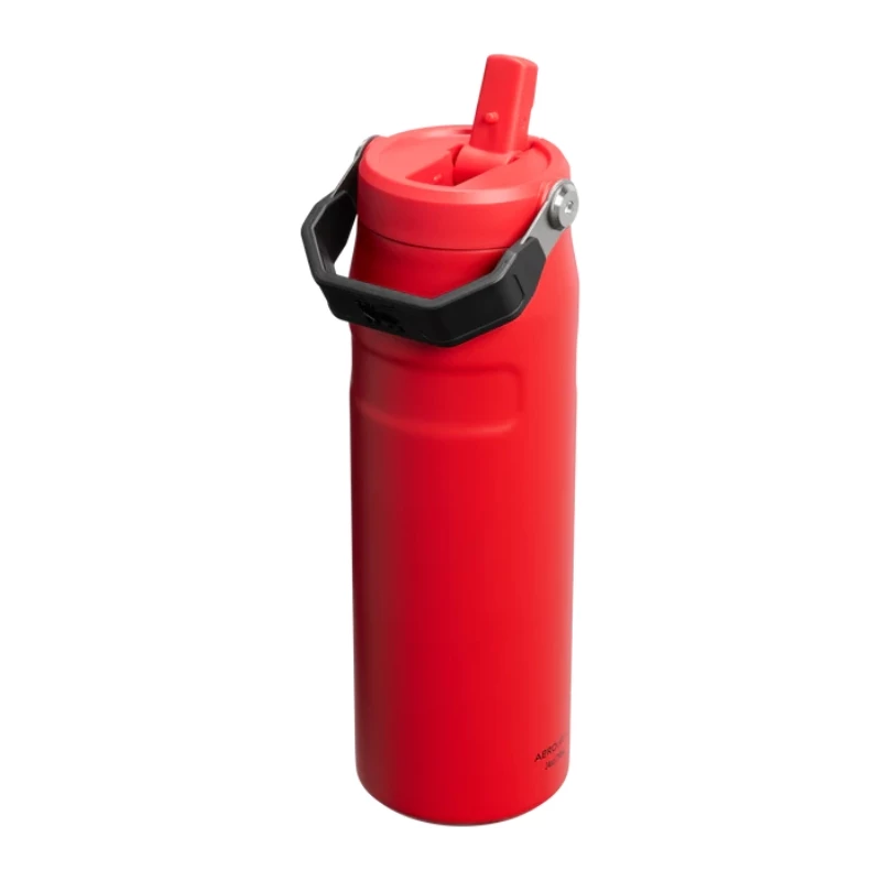 STANLEY IceFlow Bottle Flip Straw 2.0 0,71L tmavočervená termofľaša so slamkou