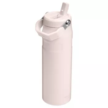STANLEY IceFlow Bottle Flip Straw 2.0 0,71L svetloružová (Guava) - 24oz opakovane použiteľná nerezová fľaša na pitie s viečkom s flip slamkou, dvojstenná vákuová izolácia, nevyteká, bez BPA, vhodná do umývačky riadu