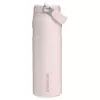 STANLEY IceFlow Bottle Flip Straw 2.0 0,71L svetloružová (Guava) - 24oz opakovane použiteľná nerezová fľaša na pitie s viečkom s flip slamkou, dvojstenná vákuová izolácia, nevyteká, bez BPA, vhodná do umývačky riadu