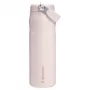 STANLEY IceFlow Bottle Flip Straw 2.0 0,71L svetloružová (Guava) - 24oz opakovane použiteľná nerezová fľaša na pitie s viečkom s flip slamkou, dvojstenná vákuová izolácia, nevyteká, bez BPA, vhodná do umývačky riadu