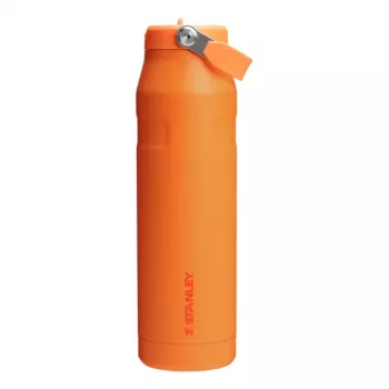 STANLEY IceFlow Bottle Flip Straw 2.0 1,06L oranžová - nepriepustný Flip-slamkový uzáver, dvojstenná vákuovo izolovaná nerezová termofľaša