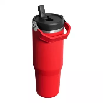 STANLEY IceFlow Flip Straw 2.0 termohrnček 0,89L tmavočervená