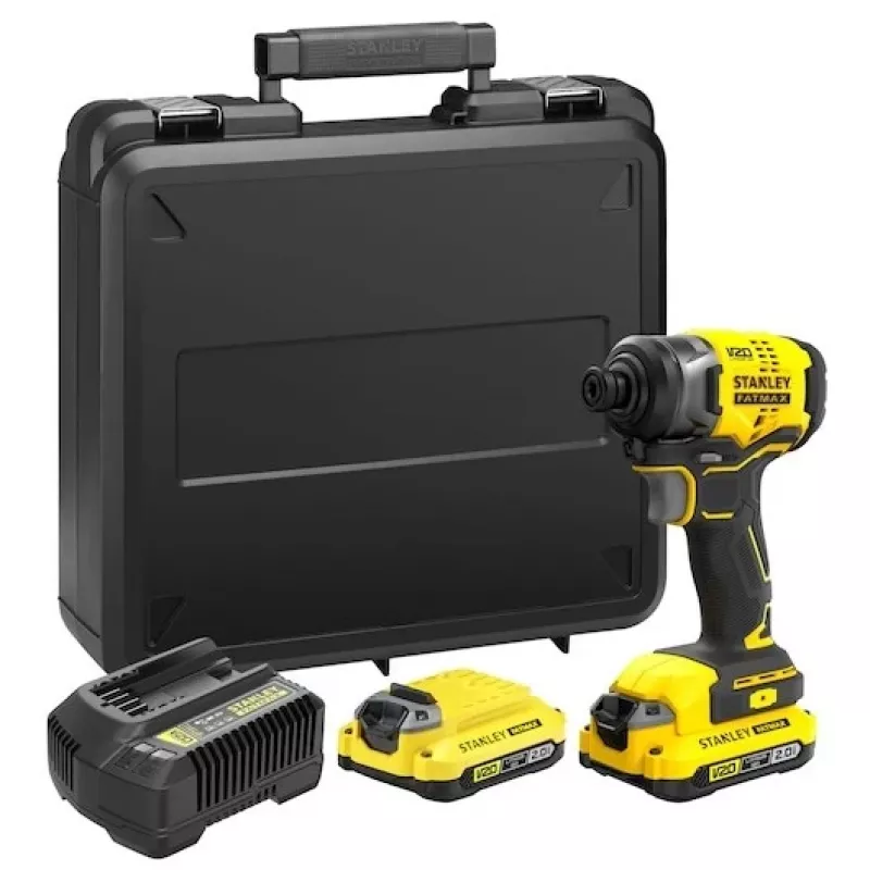 Stanley SFMCF810D2K-QW elektrický skrutkovač/rázový uťahovač 2800 ot/min čierna, žltá
