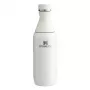 STANLEY The All Day Slim Bottle 0,35L lesklá krémová vákuovo izolovaná nerezová