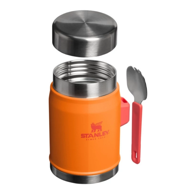 STANLEY The Legendary Food Jar + Spork 0,4L oranžová