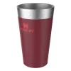 STANLEY Thermoglass The Stacking Tumbler 0,47L tmavočervený