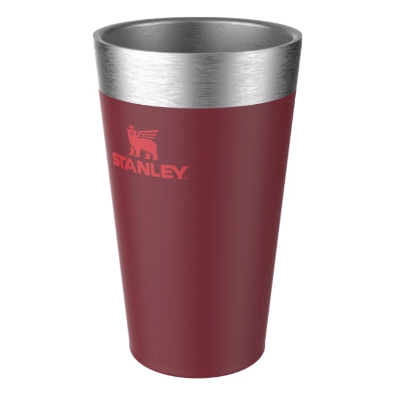 STANLEY Thermoglass The Stacking Tumbler 0,47L tmavočervený