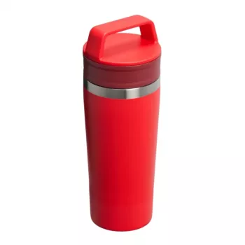 STANLEY termohrnček The Café-To-Go Travel Mug 0,47L tmavočervená