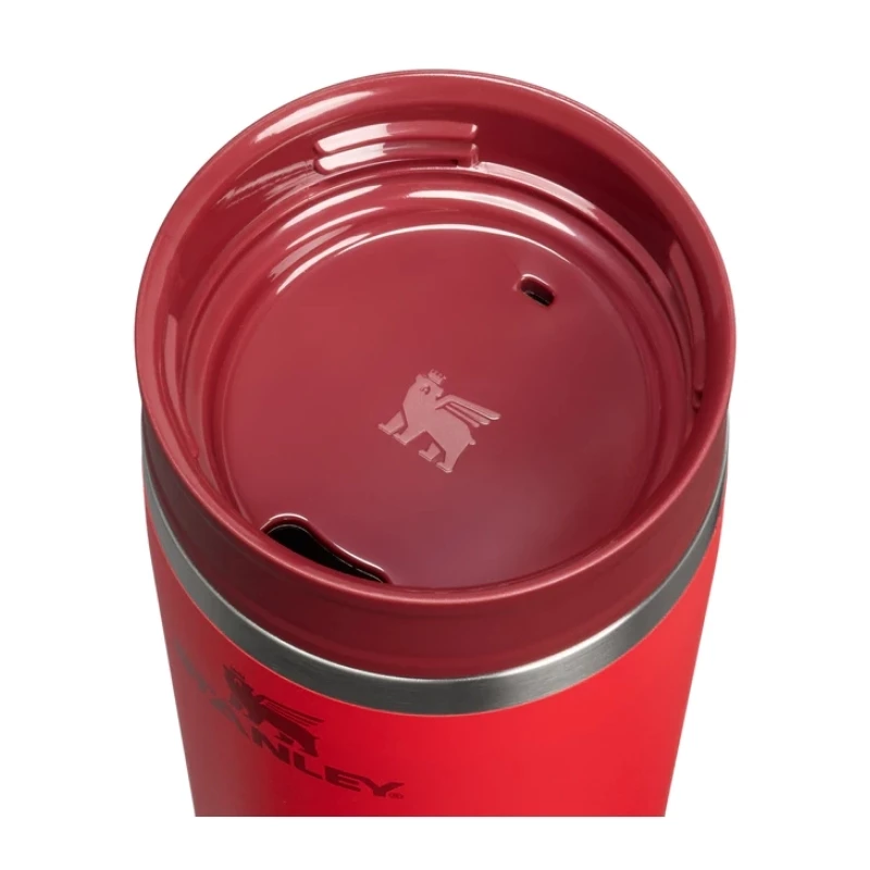 STANLEY termohrnček The Café-To-Go Travel Mug 0,47L tmavočervená