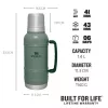STANLEY Thermos The Artisan termofľaša 1,4L Forest Green