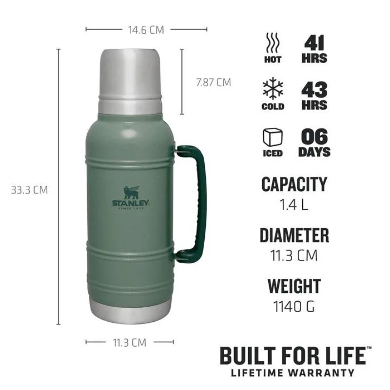 STANLEY Thermos The Artisan termofľaša 1,4L Forest Green