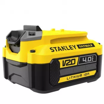 STANLEY V20 18V sada akumulátorového náradia – SFMCD716 bezkartáčový príklepový skrutkovač + SFMCG400 bezkartáčová uhlová brúska, 2.0Ah & 4.0Ah batérie, nabíjačka, softbag