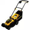 STANLEY V20 akumulátorová kosačka 36V (2x18V) čierna/žltá, 2x 4,0 Ah Li-Ion akumulátory