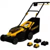 STANLEY V20 akumulátorová kosačka 36V (2x18V) čierna/žltá, 2x 4,0 Ah Li-Ion akumulátory