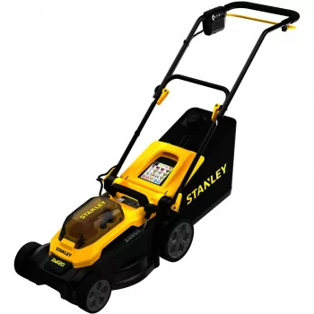 STANLEY V20 akumulátorová kosačka 36V (2x18V) čierna/žltá (zariadenie bez batérie a nabíjačky)