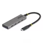 StarTech 4-portový USB-C hub - 10 Gbps, 100W PD nabíjanie, ochrana proti prepätiu, PCR hliník - 3x USB-C 3.2 Gen 2 + 1x USB-C 3.2 Gen 2 (Power Delivery) - na stôl