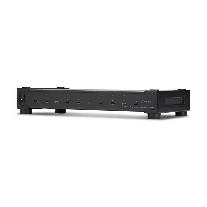 StarTech.com 10-portová USB-C nabíjacia stanica - 60W na port, 350W celkom, USB PD 3.0, TAA-konformná, Desktop 10E-CHARGING-STATION