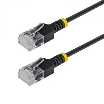 StarTech.com 15 cm Ultra Slim Cat6a UTP patch kábel - RJ-45 konektor samec na RJ-45 konektor samec - čierny