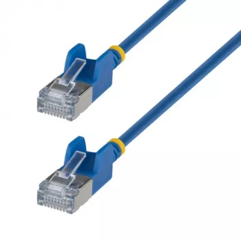 StarTech.com 15cm Ultra Slim Cat6a patch kábel - RJ-45 konektor samec na RJ-45 konektor samec - modrý