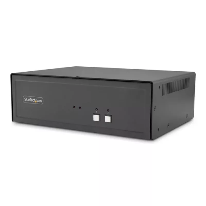 StarTech.com CK4-HP202C Zabezpečený 2-portový KVM prepínač pre dva monitory, HDMI/DisplayPort, 4K 60Hz, NIAP 4.0