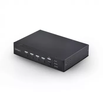 StarTech.com 4-portový DVI-I KVM switch s audio a USB 2.0 hubom