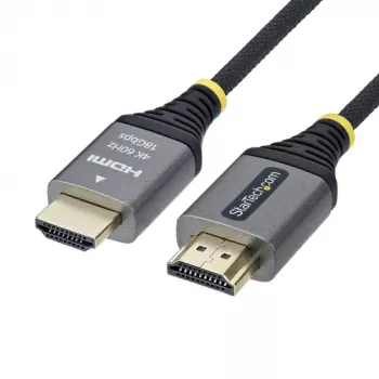 StarTech.com Premium High Speed HDMI kábel s Ethernetom - 2m - 4K 60Hz - čierny & strieborný
