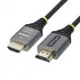 StarTech.com Premium High Speed HDMI kábel s Ethernetom - 2m - 4K 60Hz - čierny & strieborný