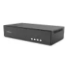 StarTech.com Secure 4-portový KVM prepínač pre dva monitory 4K DisplayPort s USB 3.0 hubom a zvukom