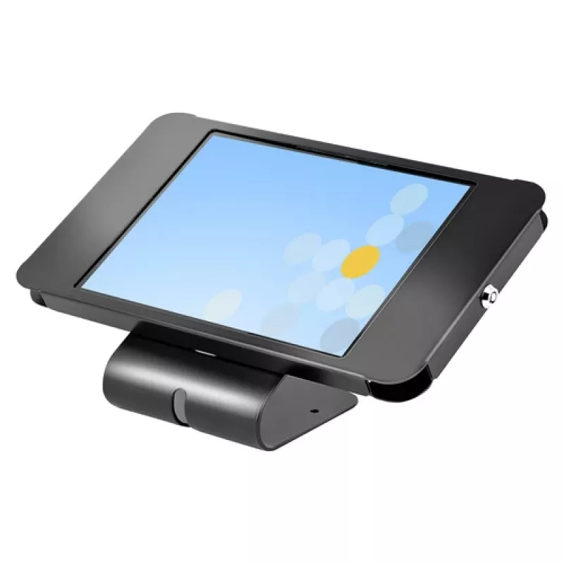 StarTech.com bezpečný stojan na tablet – univerzálny proti krádeži stojan na tablety do 10,5 palca, uzamykateľný K-slot na stôl, VESA držiak, nástenný držiak – bezpečný POS stojan na tablet (SECTBLTPOS2)