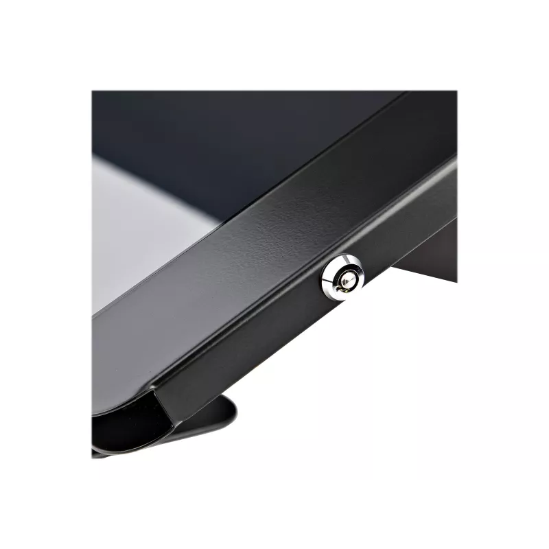 StarTech.com bezpečný stojan na tablet – univerzálny proti krádeži stojan na tablety do 10,5 palca, uzamykateľný K-slot na stôl, VESA držiak, nástenný držiak – bezpečný POS stojan na tablet (SECTBLTPOS2)