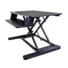 StarTech.com konvertor stola na sedenie a státie s odkladacou plochou na klávesnicu - plocha 89 x 53 cm - ergonomický výškovo nastaviteľný nadstavec na státie - vhodný pre 2 monitory - predmontovaný - čierny - 30