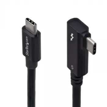StarTech.com Thunderbolt 5 kábel 0,8m - USB-C konektor samec na USB-C konektor samec - 80 Gbit/s / 120 Gbit/s - 240W - čierny