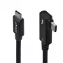 StarTech.com Thunderbolt 5 kábel 0,8m - USB-C konektor samec na USB-C konektor samec - 80 Gbit/s / 120 Gbit/s - 240W - čierny
