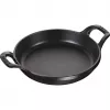 Staub okrúhla forma na pečenie a zapekanie 16 cm 0,4 L liatina čierna