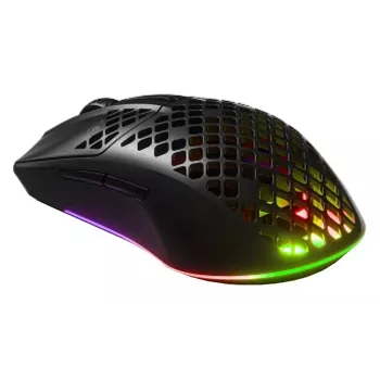 SteelSeries Aerox 3 Wireless Optická herná myš - 18000 CPI, 80 mil. kliknutí, RGB, Onyx - Refurbished
