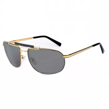 STING MAN slnečné okuliare SST381-640201 čierne obdĺžnikové acetát 64/18/135 mm UV400