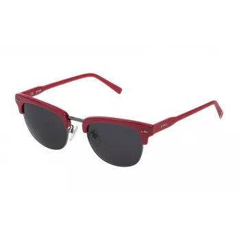 STING unisex slnečné okuliare SST02551568F obdĺžnikové lesklý čierny rám gradientové sivé šošovky 51/20/145 mm