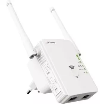 Strong Universal Repeater 300 - predlžovač dosahu WLAN - 2 porty - 100Mb LAN - WLAN - 2,4 GHz
