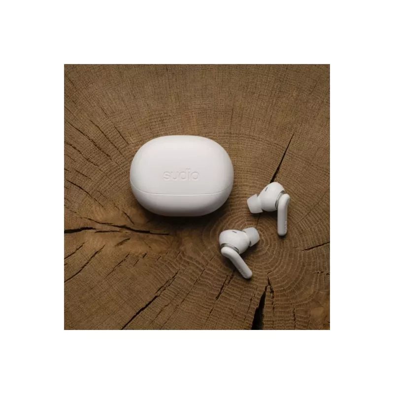 Sudio E4 Pro bezdrôtové slúchadlá, Bluetooth 6.0, Cloud White