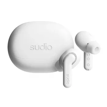 Sudio E4 Pro bezdrôtové slúchadlá, Bluetooth 6.0, Cloud White