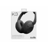 Sudio K3 bezdrôtové over-ear slúchadlá s Hybrid-ANC, Bluetooth 5.3, 60h batéria, Ink Black